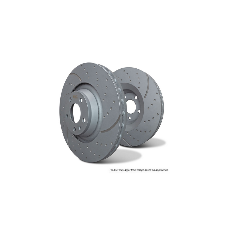 Disques frein Avant Percé & Rainuré EBC GD  GD1434