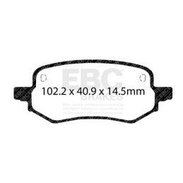 Plaquettes de Frein Arrière EBC Yellowstuff DP42432R
