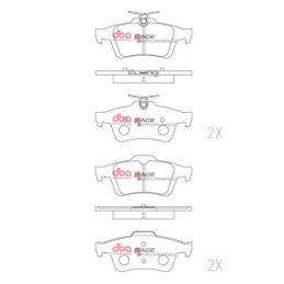 Plaquettes de Frein Arrière DBA Racing Performance  DB1763RP