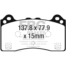 Plaquettes de Frein Avant EBC RP-1 DP82274RP1