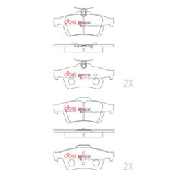 Plaquettes de Frein Arrière DBA Racing Performance DB1763RP