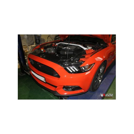 Barre anti-rapprochement supérieure avant Ultra Racing 2 points Ford Mustang 2015+.