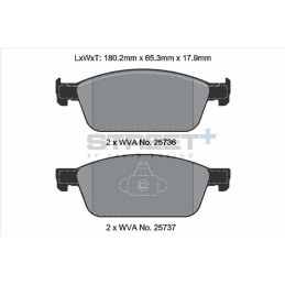 Plaquettes de frein Avant Pagid Street+ T8125SP2001