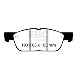 Plaquettes de Frein Avant EBC Yellowstuff DP42383R