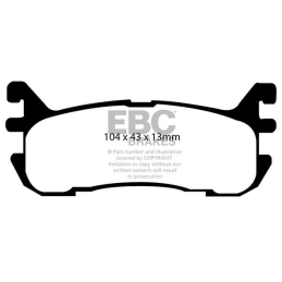 Plaquettes de Frein Arrière EBC Redstuff