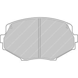 Plaquettes de Frein Avant Ferodo DS2500
