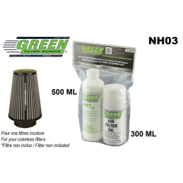 Kit d’entretien spécial pour filtre à air en fibre de coton Incolore ref NH03