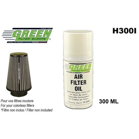Huile d’imprégnation Incolore spéciale pour filtre à air en fibre de coton ref H300I