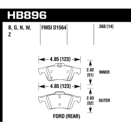 Plaquettes de Frein Arrière Hawk DTC-30
