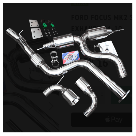 Ligne d'échappement après catalyseur (catback) 3 pouces Ford Focus Mk2 ST225 (C307) 2.5 (2004-2010)