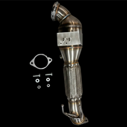 Descente d'échappement (downpipe) 3 pouces avec catalyseur sport 300 CPI Ford Focus Mk3 ST250 C346  (2011-2019)