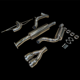 igne d'échappement après catalyseur (catback) 3 pouces Ford Focus Mk3 ST250 ST2/3 (C346) 2.0 (2011-2019)