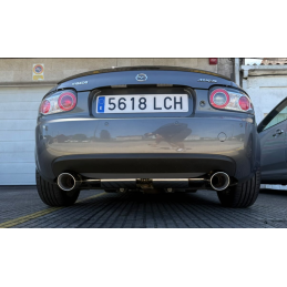Ligne d'échappement « Catback » de compétition 2,5 pouces à double sortie Mazda MX-5/Miata Mk3 (2005-2015)
