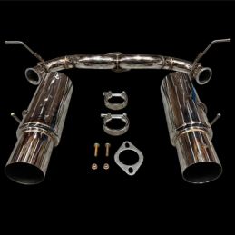 Ligne d'échappement « Catback » Mazda MX-5/Miata Mk3 (NC) – Double sortie 4 pouces style JDM (2005-2015)