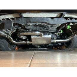 Ligne d'échappement « cat-back » avec résonateur et double sortie 3,5 pouces Mazda MX-5/Miata NB (1.6/1.8)