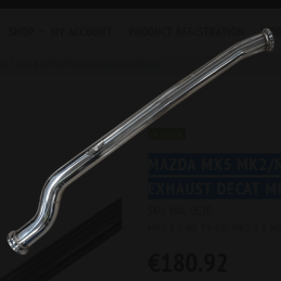 Échappement Decat Midpipe Mazda MX5 Mk2/Mk2.5 1.6/1.8 GT25/28 Turbo