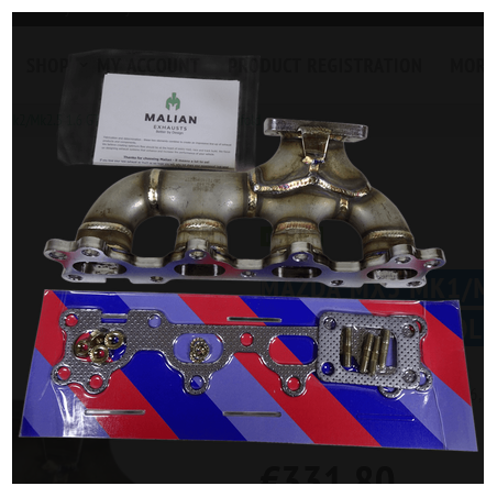 Collecteur d'échappement Turbo GT25/28 Mazda MX-5 Mk1/Mk2/Mk2.5 1.6