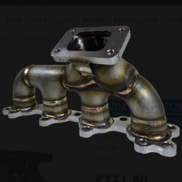 Collecteur d'échappement Turbo GT25/28 Mazda MX-5 Mk1/Mk2/Mk2.5 1.6