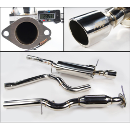 Echappement en acier inoxydable avec suppression de catalyseur Ford Fiesta Mk6 2.0 ST150 (2005-2008)
