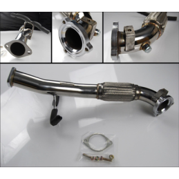 Descente de turbo (downpipe) en acier inoxydable de 3 pouces  Ford Focus RS/ST 2.5
