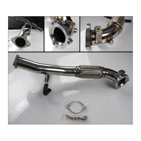 Descente de turbo (downpipe) en acier inoxydable de 3 pouces  Ford Focus RS/ST 2.5
