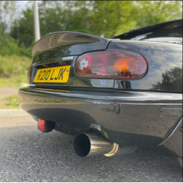 Ligne d'échappement « Cannon » (cat-back) JDM Mazda MX-5/Miata NA 1.6/1.8 (1989-1996)