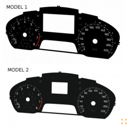 Ford Fiesta MK8 – Fonds de compteur de remplacement – ​​conversion de MPH en km/h