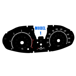Ford Fiesta MK7 / EcoSport - Fonds de compteur de remplacement - conversion de MPH en km/h