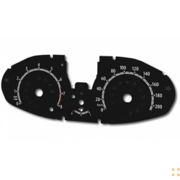 Ford Fiesta MK7 / EcoSport - Fonds de compteur de remplacement - conversion de MPH en km/h