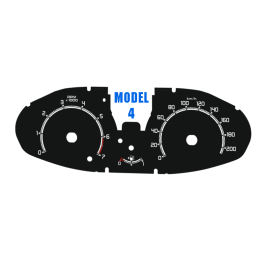 Ford Fiesta MK7 / Ecosport – Fonds de compteur style RS (remplacement) – Personnalisé