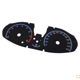 Ford Fiesta MK7 / Ecosport – Fonds de compteur style RS (remplacement) – Personnalisé