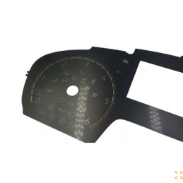 Cadran de remplacement pour compte-tours/tachymètre Ford Focus ST MK4, converti de MPH en km/h