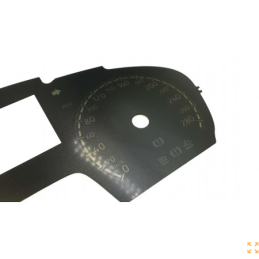 Cadran de remplacement pour compte-tours/tachymètre Ford Focus ST MK4, converti de MPH en km/h