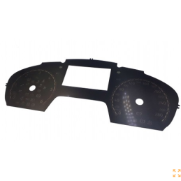 Cadran de remplacement pour compte-tours/tachymètre Ford Focus ST MK4, converti de MPH en km/h