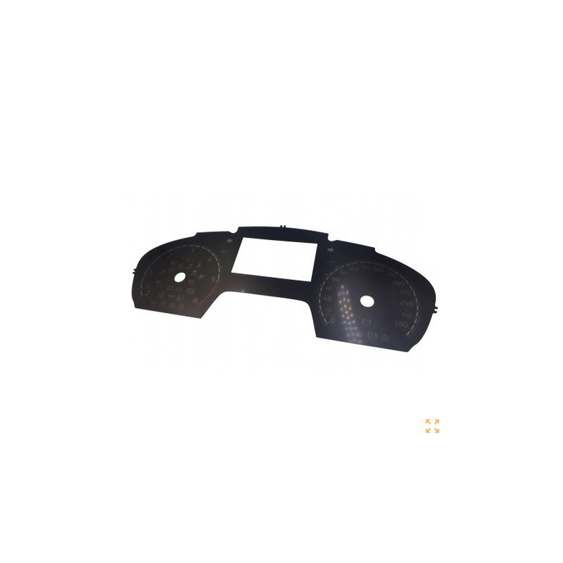 Cadran de remplacement pour compte-tours/tachymètre Ford Focus ST MK4, converti de MPH en km/h
