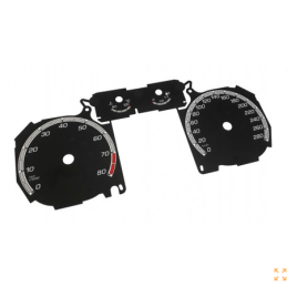 Fond de compteur (compte-tours/tachymètre) de remplacement style ST pour Ford Focus MK2