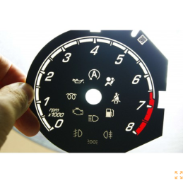 Ford Focus MK3 ST – Fond de compteur de remplacement – ​​conversion de mph en km/h