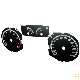 Ford Focus MK3 ST – Fond de compteur de remplacement – ​​conversion de mph en km/h