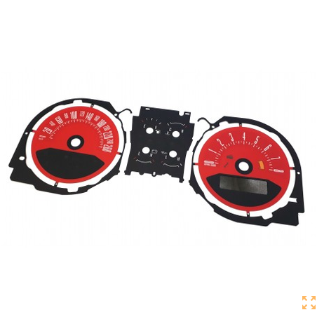 Kopie van Remplacement du compteur (MPH vers km/h) pour Ford Mustang GT Premium 2010-2012