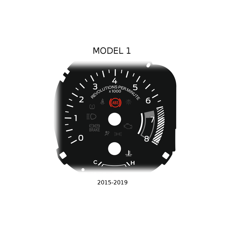 Ford Mustang (à partir de 2015) – fonds de compteurs de remplacement personnalisés (conversion MPH en km/h)
