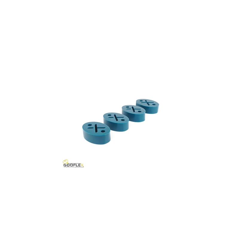 Silentblocs de suspension d'échappement renforcés pour Ford Fiesta Mk7, incluant les versions ST et Zetec S (2008-2017)