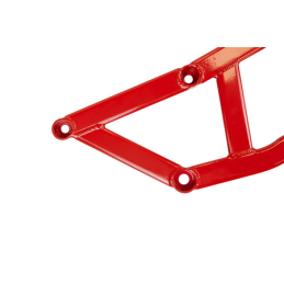 Barre anti-rapprochement avant inférieure en aluminium rouge Ford Focus MK2 MK3