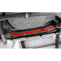 Barre de renfort inférieure arrière en aluminium rouge Ford Focus MK2 MK3