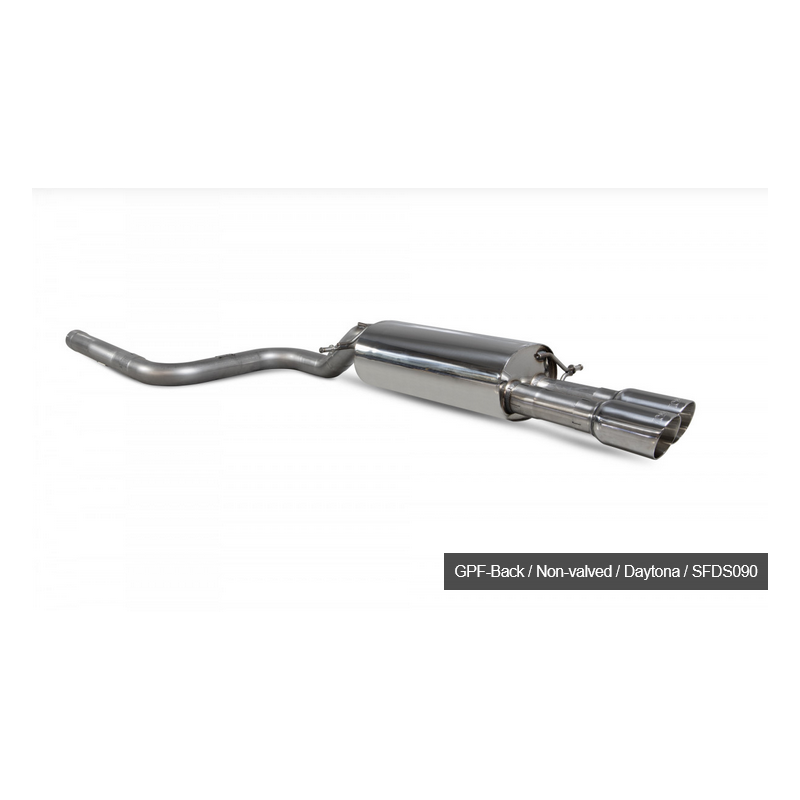 Silencieux sans valve scorpion - Fiesta st MK8