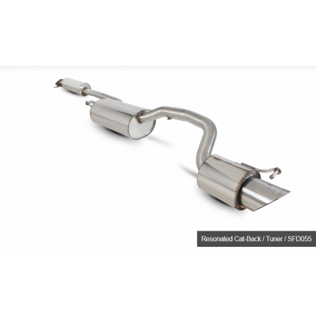 ligne Silencieux cat back scorpion - Focus ST 170 MK1