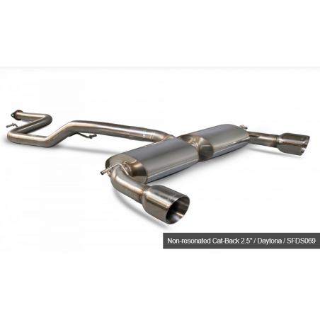 Catback sans intermédiaire 63.5mm/2.5" Scorpion - Focus ST 225  MK2