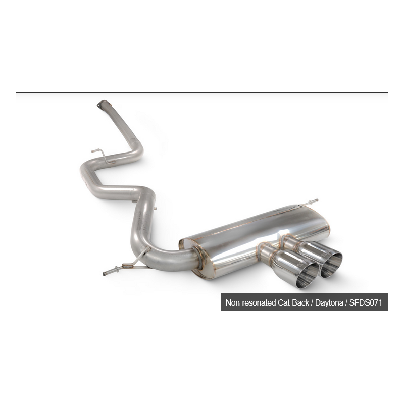 Catback sans intermédiaire daytona 76mm/3" Scorpion - Ford focus ST MK3