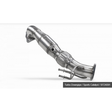 Descente de turbo catasport 76mm/3" Scorpion - Ford focus ST MK4