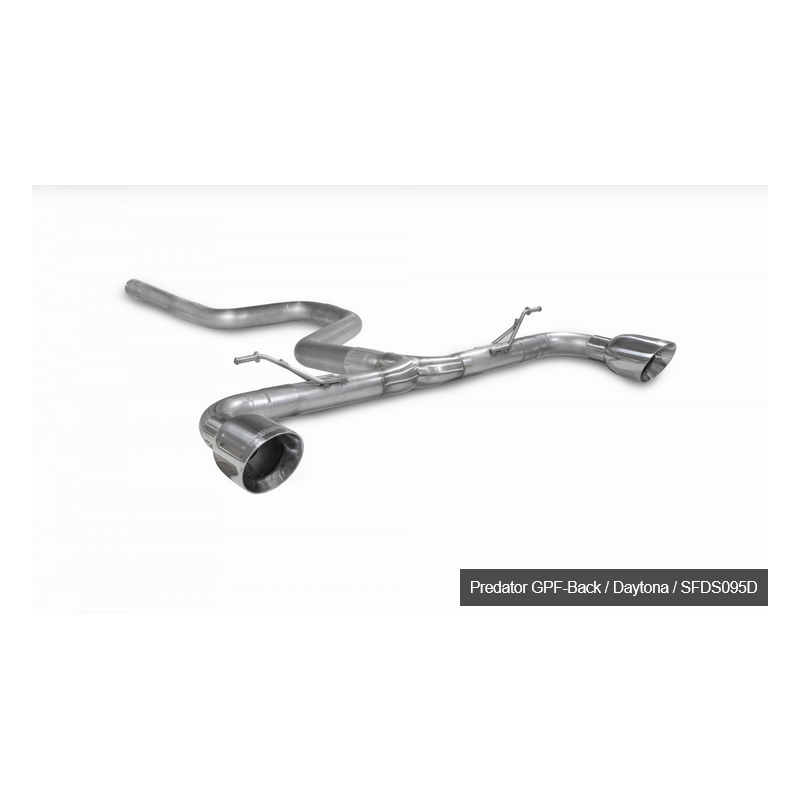 Ligne sans silencieux 76mm/3" Scorpion - Focus ST MK4