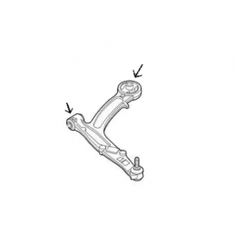 Silentblocs de bras de suspension avant Fiat Panda (2003 - 2012)